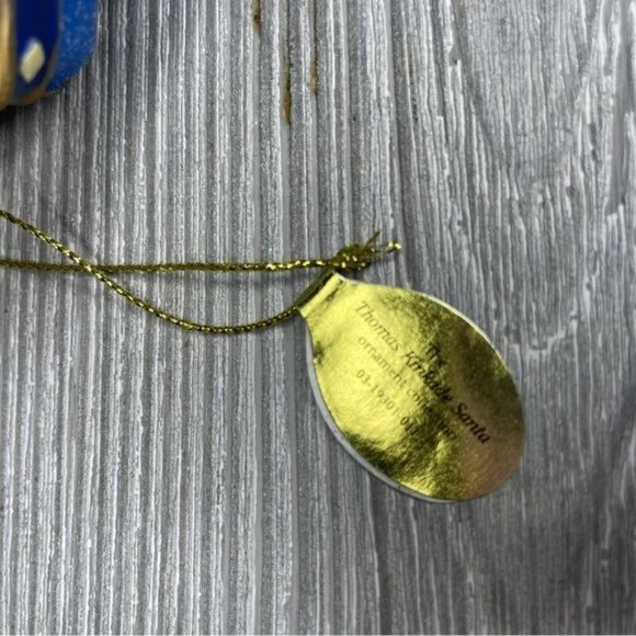 Thomas Kinkade Heirloom Santa ornament old world Santa with bird house Christmas - Picture 7 of 8